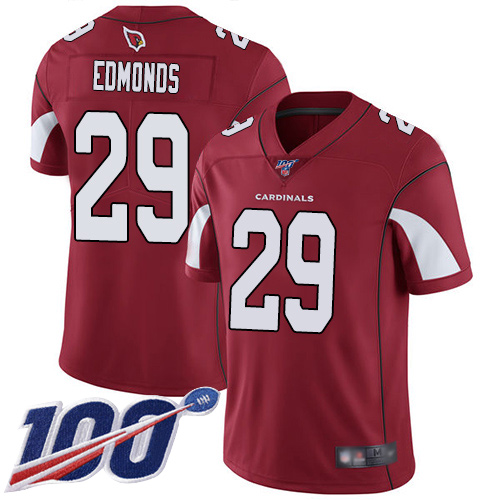 Arizona Cardinals Limited Red Men Chase Edmonds Home Jersey NFL Football #29 100th Season Vapor Untouchable